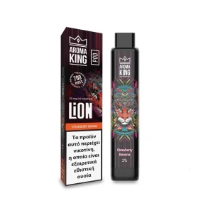 Aroma King Lion Pod Strawberry Banana 2ml 20mg