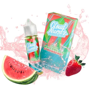 CloudNurdz – Sour Watermelon Strawberry Iced Pod Edition 60ml