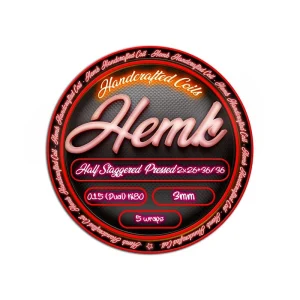 Premade Coils Half Staggered Standard Pressed 0.15 (Dual) Ni80 (2pcs) από Hemk Handcrafted Coils